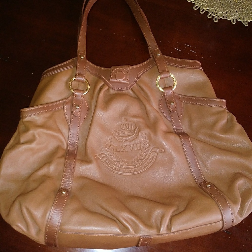 Ralph Lauren Leather Tote
